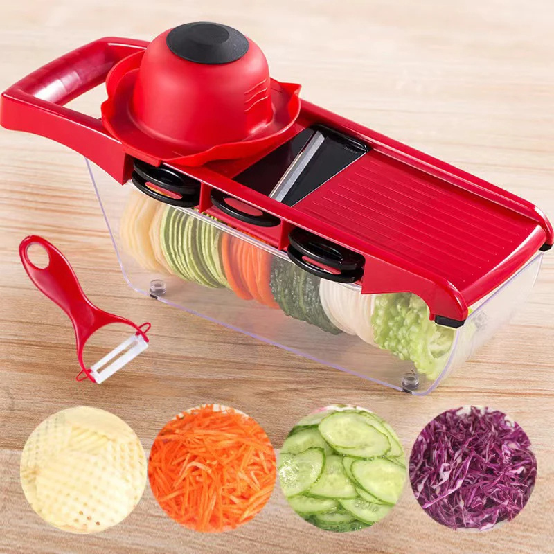 Chopper Carrot Fruit 6-in-1 Small Tools Vegetable Chopper Multi Functional Vegetable And Fruit Chopper