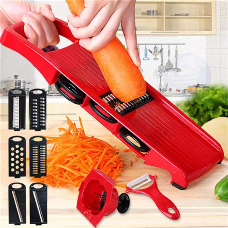 Chopper Carrot Fruit 6-in-1 Small Tools Vegetable Chopper Multi Functional Vegetable And Fruit Chopper