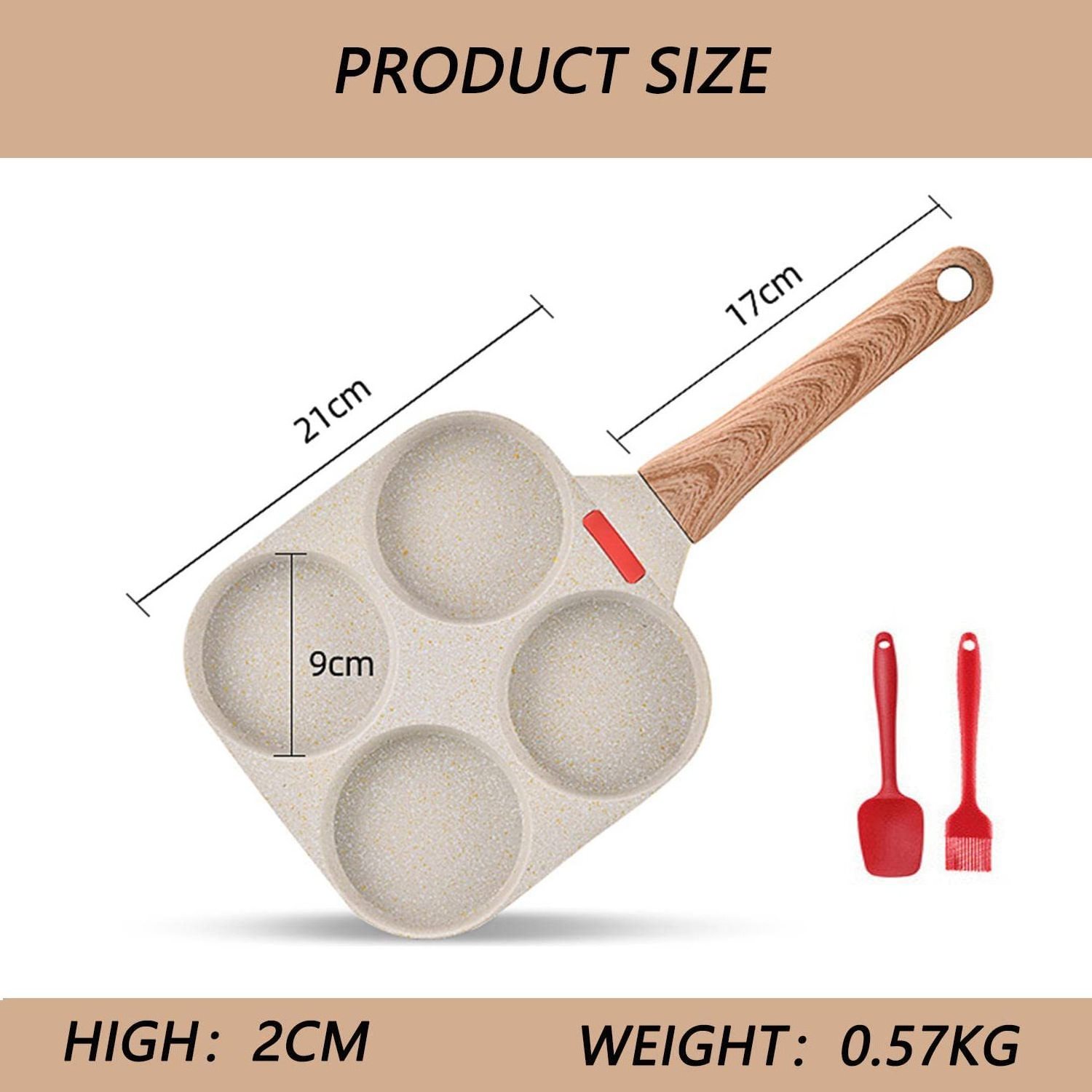 Egg frying pan divider japan frying pan nonstick set frying pan with lid