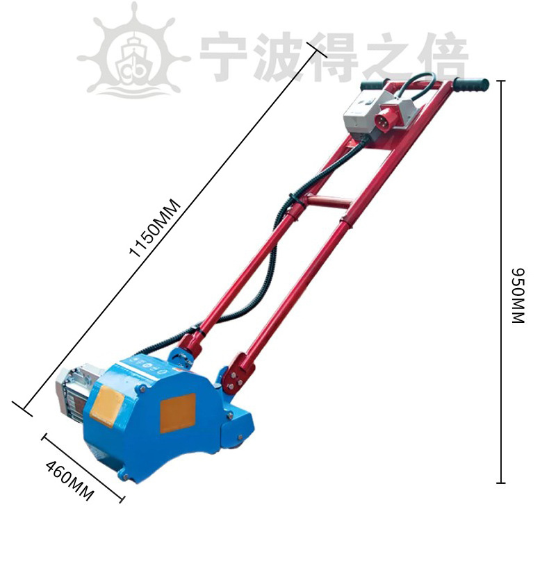 IMPA 591210-12 Mraine Rustibus 1200 Deck Rust remover Chain drum type Electric Deck Scaling Machines sets