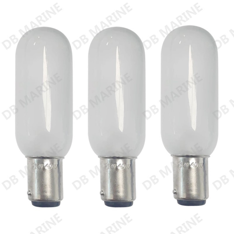 BA15D Navigation Bulb Incandescent Lamp Sea Light Bulb Marine Boat Signal Frosted Lamp B15D