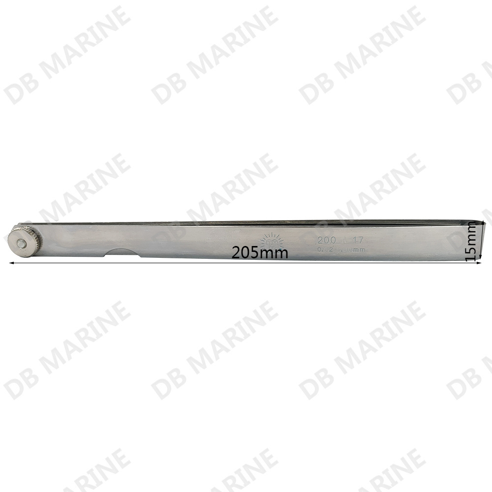 IMPA650554 High Quality Stainless Steel Thickness Pipe Pit Gage Type inspection Rulers Welding Gauge