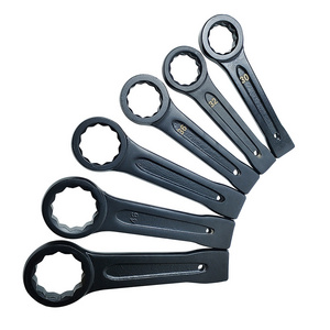 IMPA 611101-07 Carbon Steel Striking Wrench 12 Point Ring Box End Wrench