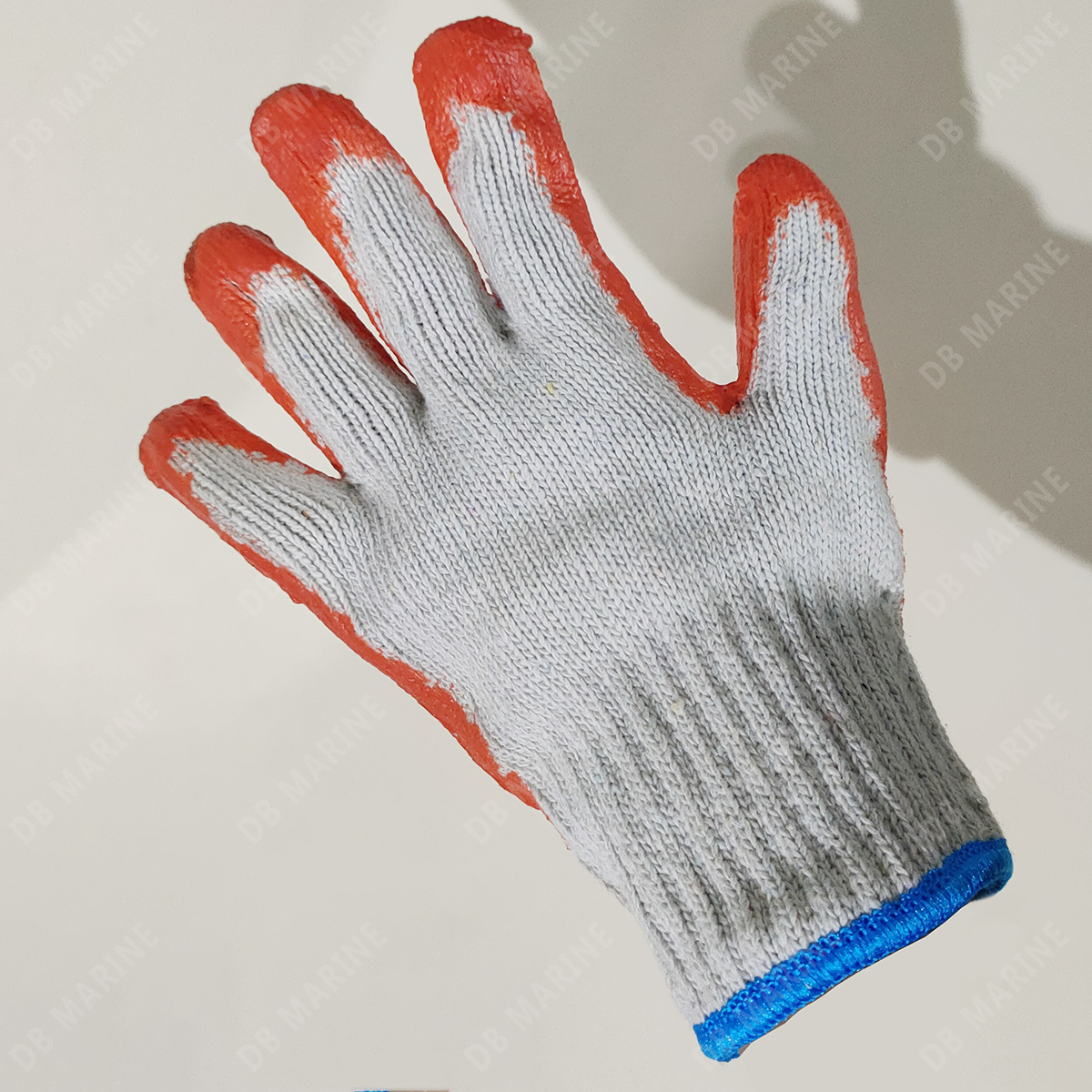 IMPA 190102 Rubber Coated Palm Cotton Household Working Gloves