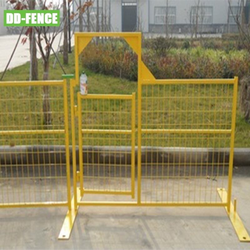 Customized New Design Galvanized Steel Mobile Security Barrier Fence Safety Barrier Barricade