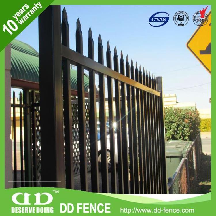 Tubular Picket Fence / Decorative Gate for Garden Decorative Wrought Iron Gates Simple Modern