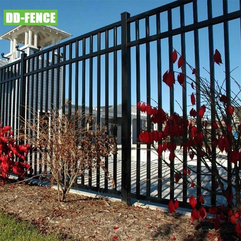 Easily Assembled Anti Rust Racking Security Outdoor Fence Panels Metal Ornamental Aluminum Pool Fence for Villa Home Garden