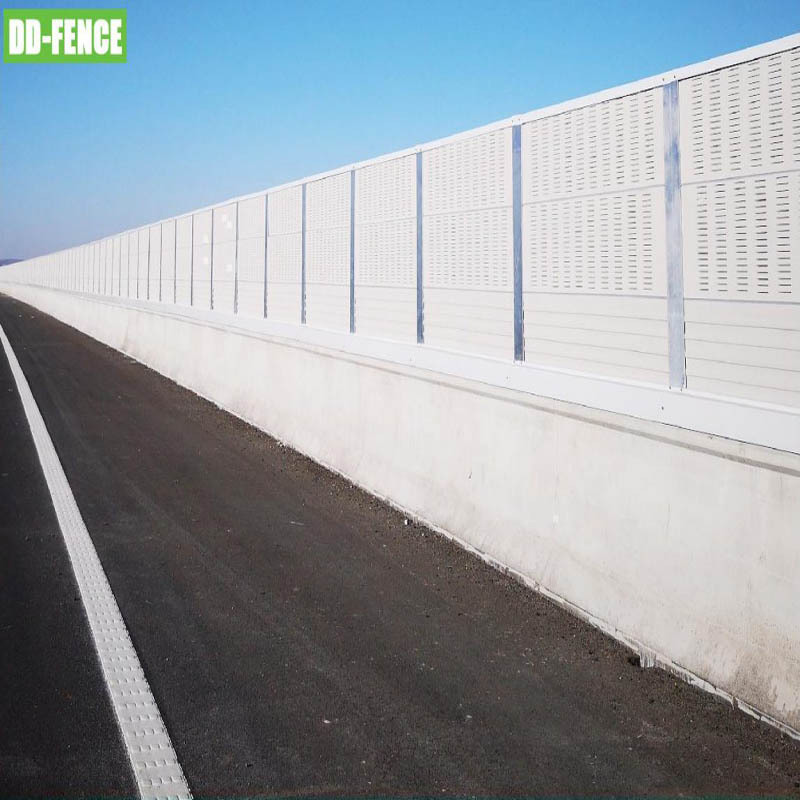 Noise Wall Noise Acoustic Fence Wall Panels Outdoor Highway Sound Barrier Noise Barrier for Road/Highway/Residential Sound Proof