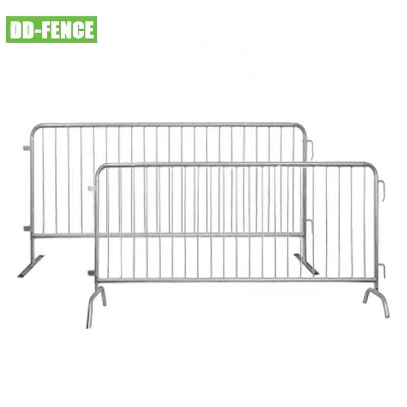 Customized New Design Galvanized Steel Mobile Security Barrier Fence Safety Barrier Barricade