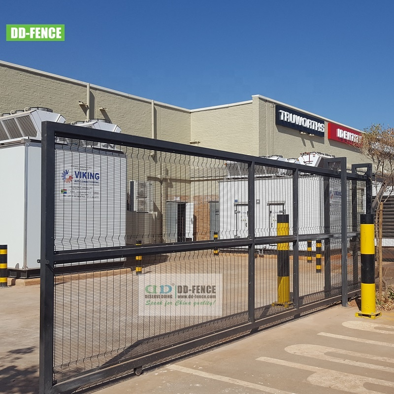 Powder Coated 358 Anti Climb High Security Fence and Pedestrian, Double Swing, Sliding, Cantilever Gate for Industry