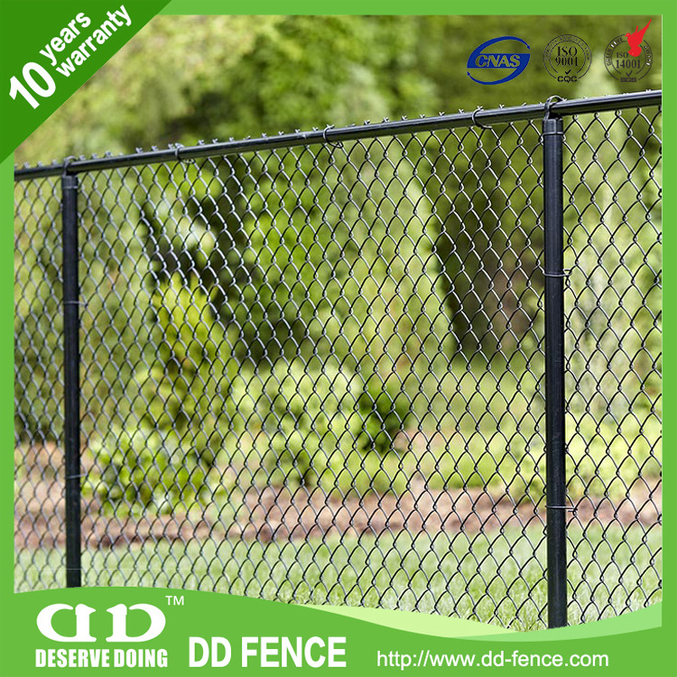 CE certified barb wire chain link fencing poles