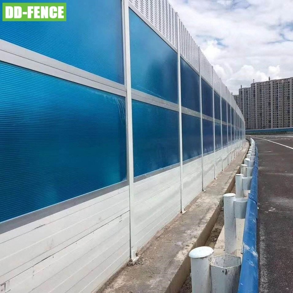 Acoustic noise barrier highway acrylic sound barrier customized road acoustic noise barrier wall