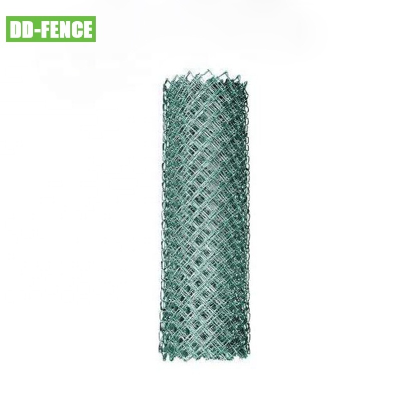 Cheap Galvanized Wire Mesh Diamond Netting PVC Chain Link Fence Panel Diamond Net Fencing