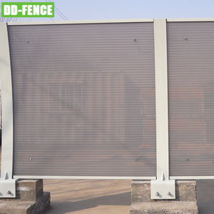 Acoustic noise barrier highway acrylic sound barrier customized road acoustic noise barrier wall