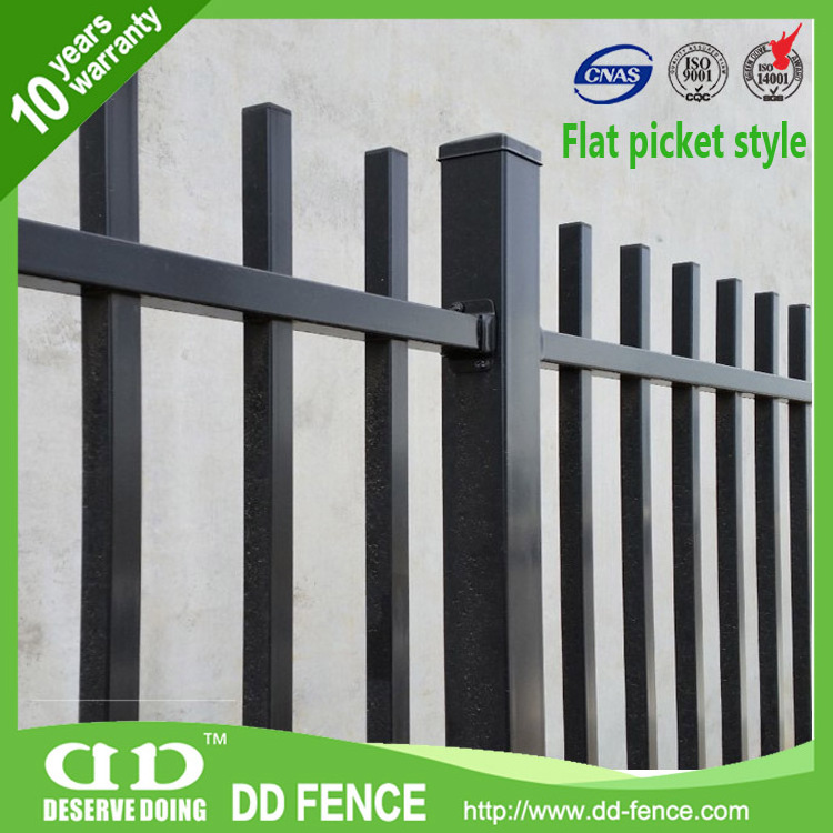 Tubular Picket Fence / Decorative Gate for Garden Decorative Wrought Iron Gates Simple Modern