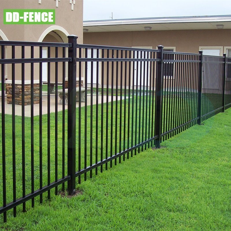 Easily Assembled Anti Rust Racking Security Outdoor Fence Panels Metal Ornamental Aluminum Pool Fence for Villa Home Garden