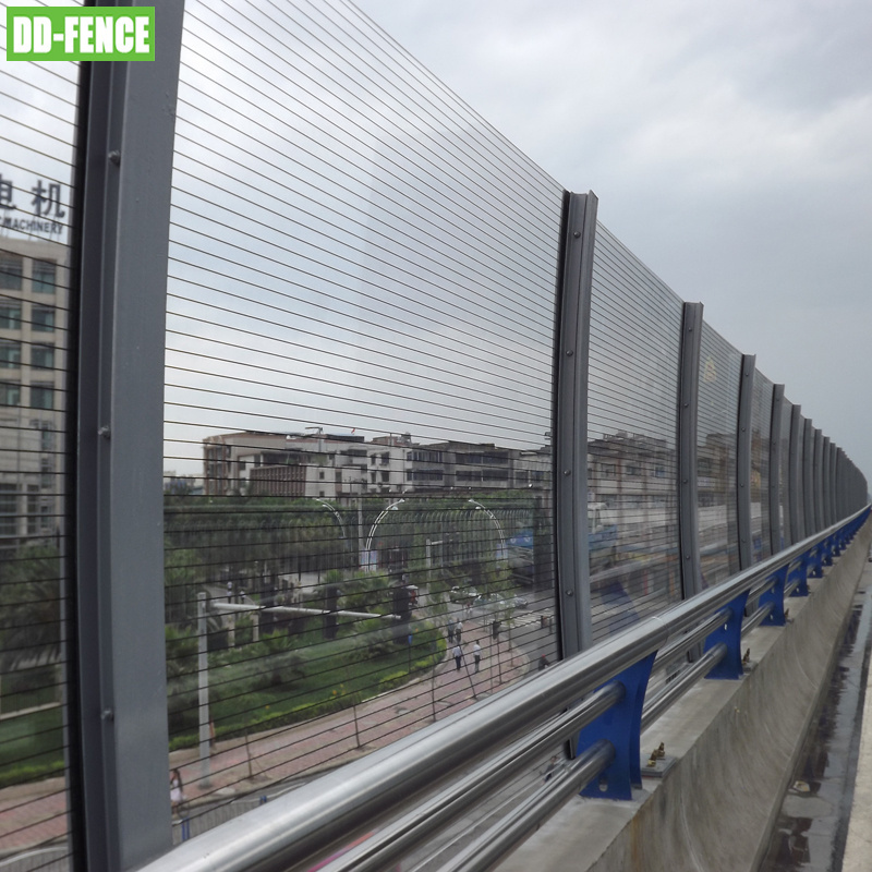 Transparent Noise Barrier Outdoor Sound Barrier Noise Barrier Fence