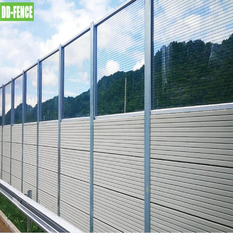 Transparent Noise Barrier Outdoor Sound Barrier Noise Barrier Fence