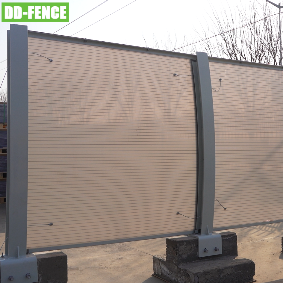 Acoustic noise barrier highway acrylic sound barrier customized road acoustic noise barrier wall