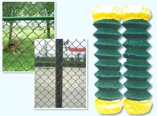 Hot Sale New Design Metal Dog Kennel High Quality Security Pvc Coated Polyethylene Chain Link Fence