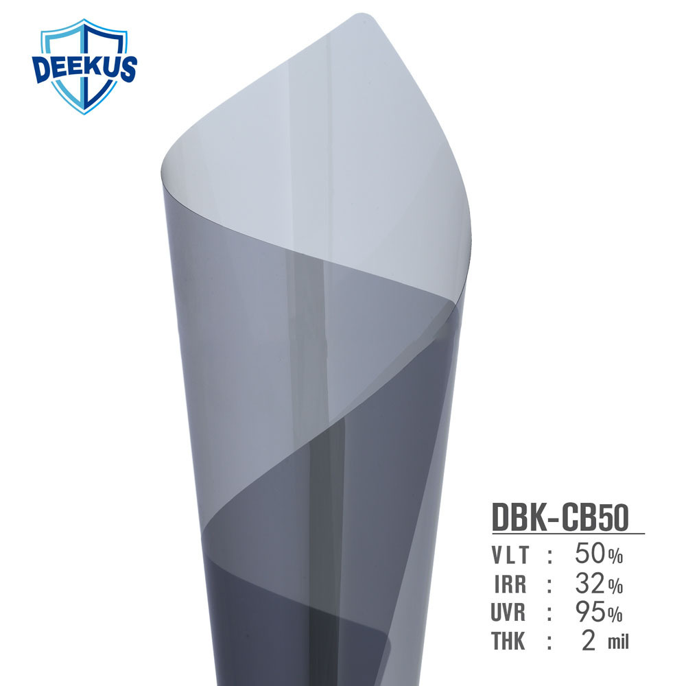 DBK-CB50 Factory direct 3M quality uv window film sun blocking static cling car carbon series Car Photochromic Window Tint Film