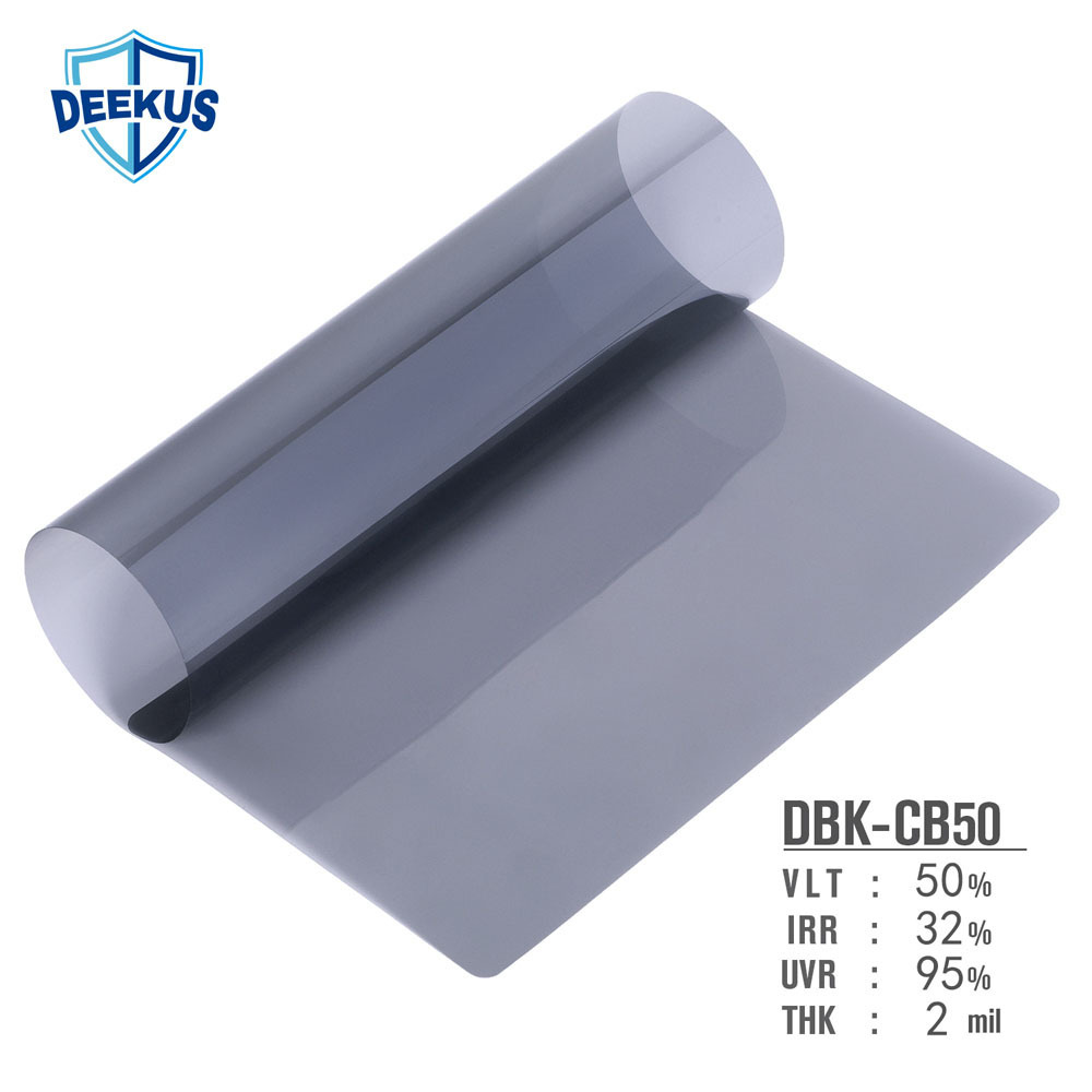 DBK-CB50 Factory direct 3M quality uv window film sun blocking static cling car carbon series Car Photochromic Window Tint Film