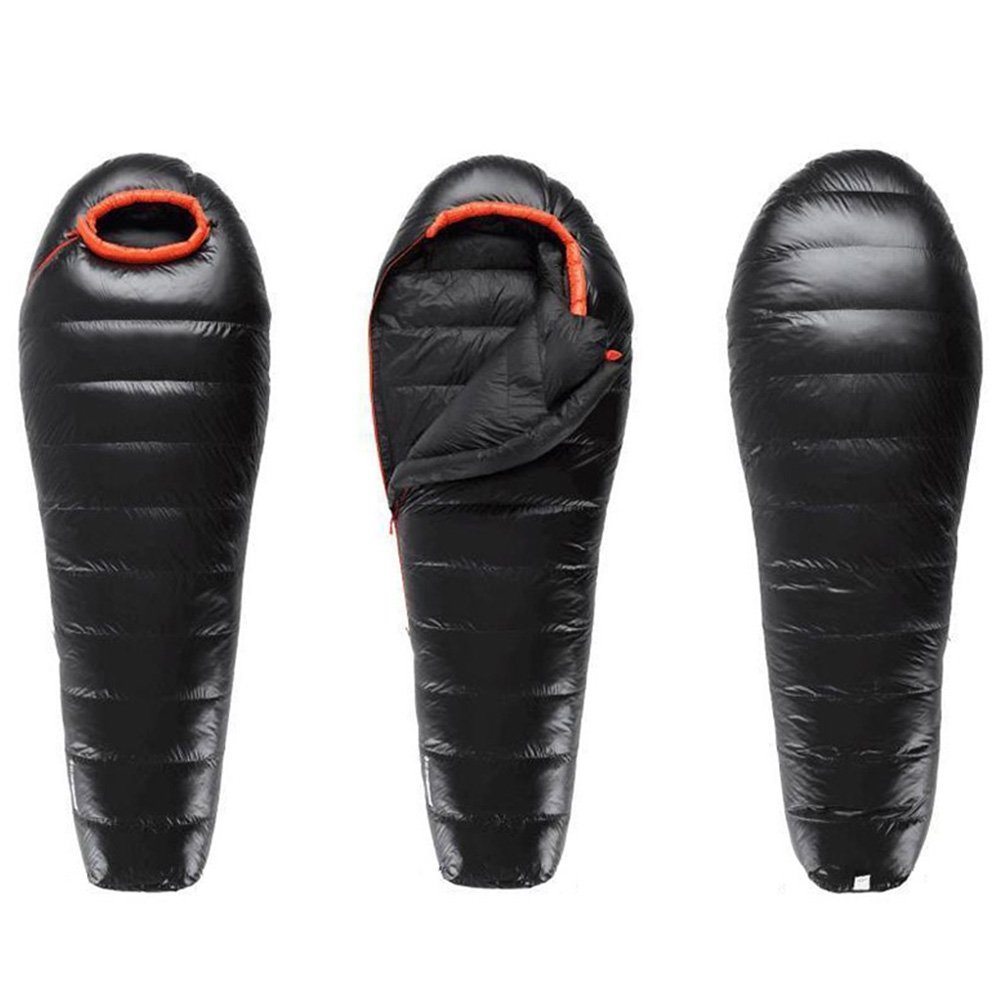 400T 400g-3000g Camping Essentials Waterproof Cold Weather Sleeping Bag camping Goose Down Sleeping Bag