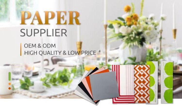 Free Sample Linen Feel Dinner Napkins Airlaid Napkin Cocktail Disposable Party Paper