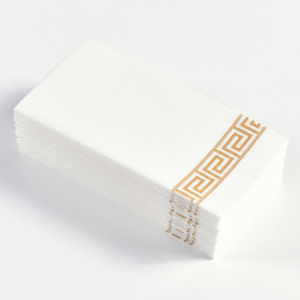 Free Sample Linen Feel Dinner Napkins Airlaid Napkin Cocktail Disposable Party Paper