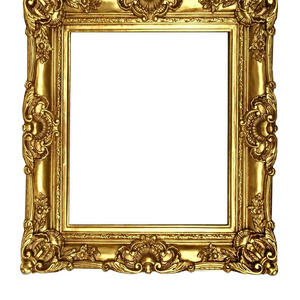 Mounted large frame European and American retro do old picture frame classical picture frame