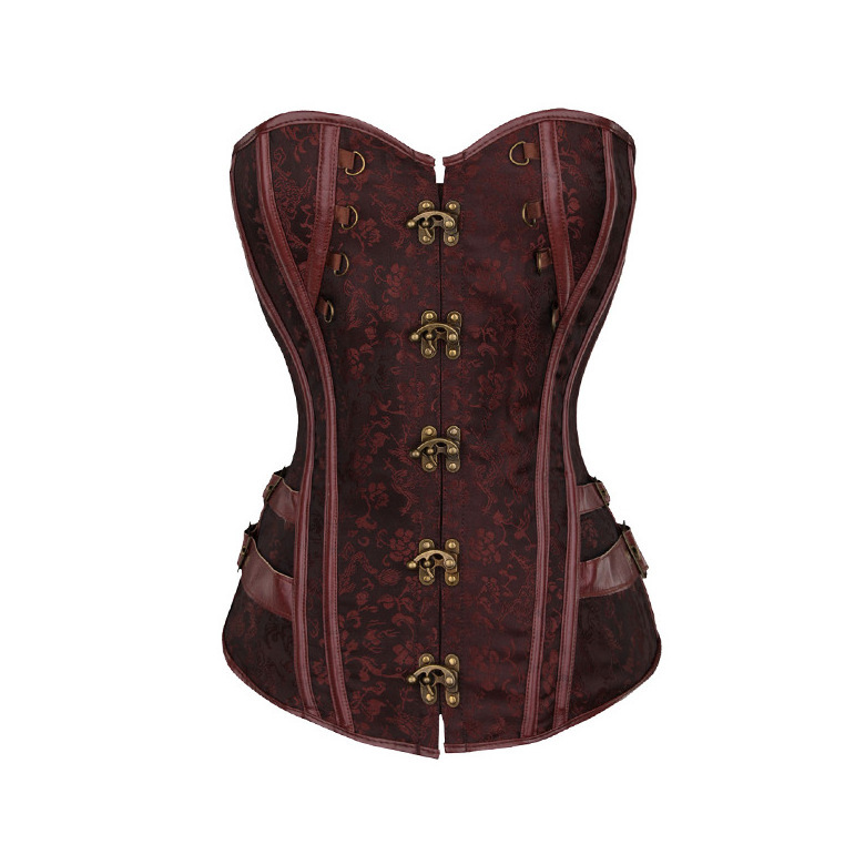 Corsage Steampunk Corset Sexy Corsets & Bustiers Gothic Overbust Women Corselet Steel Bone Body Shaper Plus Size Bustiers S-6xl