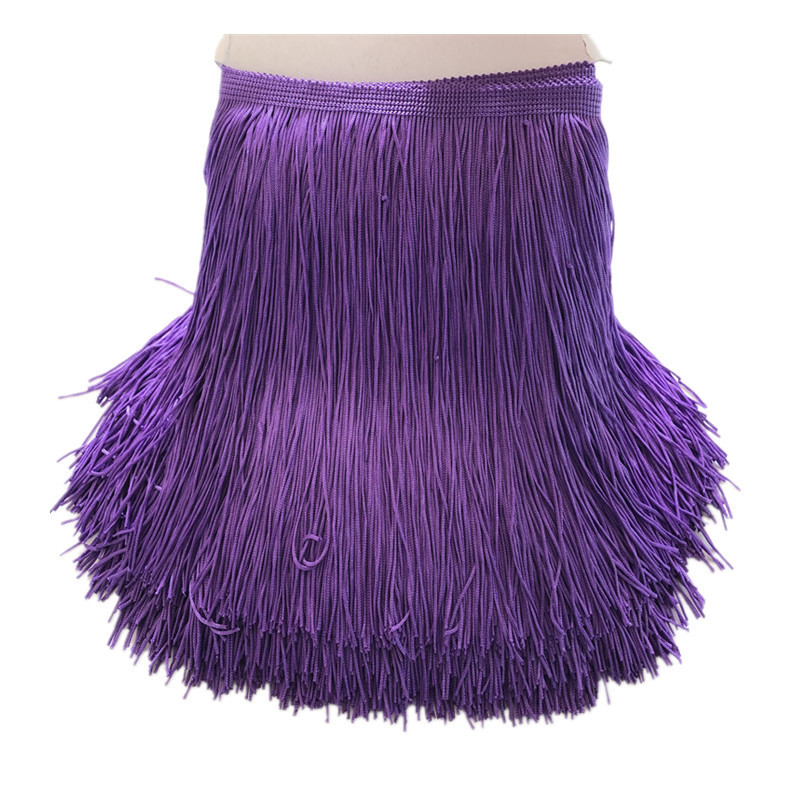 Double line encrypted whisker polyester tassel lace accessories, Latin dance clothing curtains