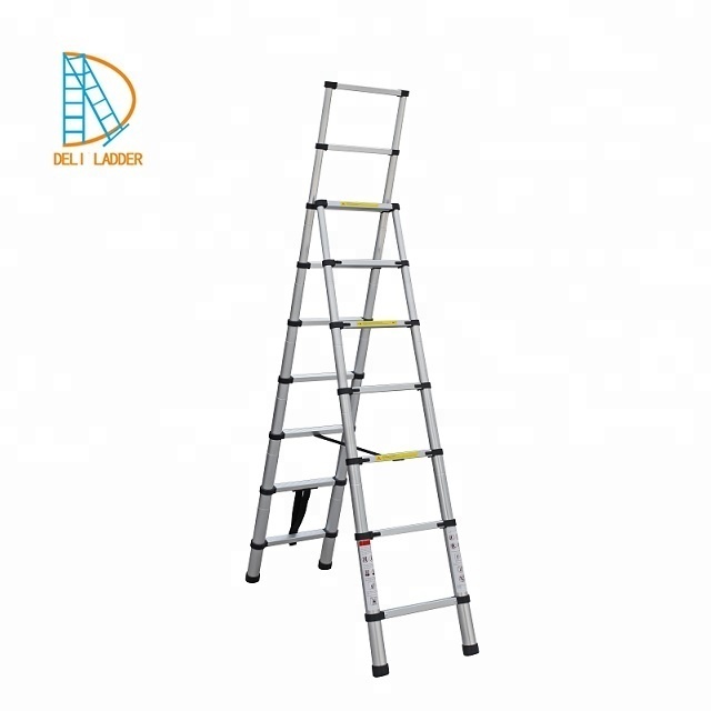 A Frame Aluminum Telescopic Ladder Aldi