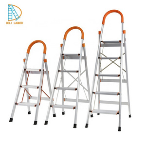 Deliladder New Design 3 Step D Type Safety Household Aluminium Folding Ladder en131