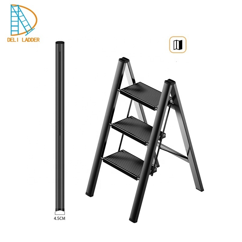 Compact household foldable step ladder