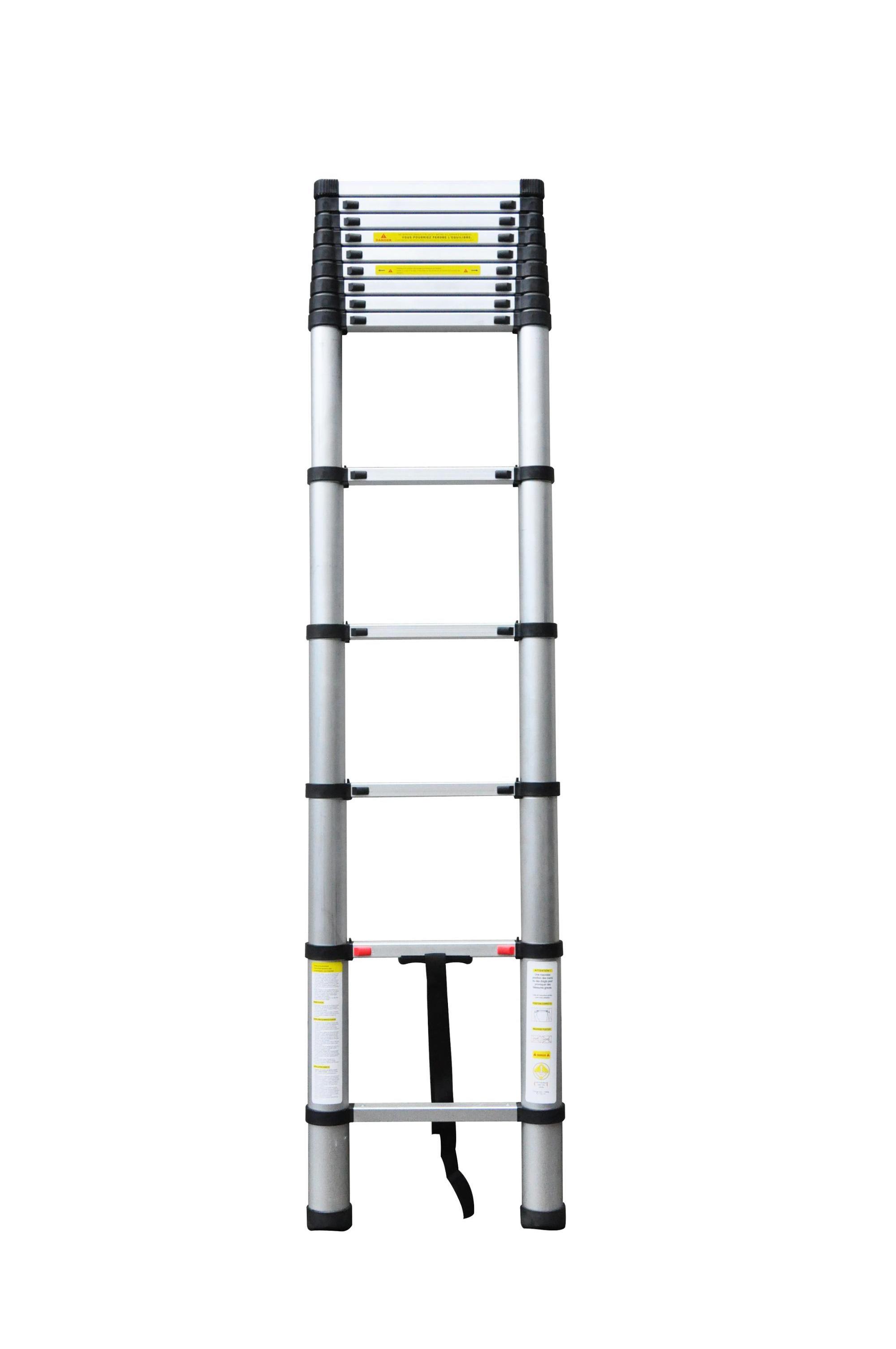Aldi aluminium telescopic ladder with new EN131 6 soft close BestSuppliers