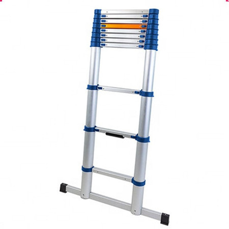 12.5FT Bamboo Aluminium Telescopic Foldable Lightweight Retractable Step  Ladder