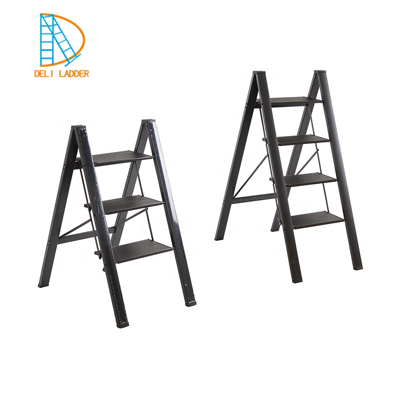 DELILADDER 2 3 4 Step Folding Household Ladders NEW DESIGN Lightweight Aluminium Ladder