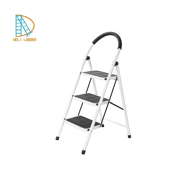 OEM 3 Steps Foldable Steel Step Household Ladder