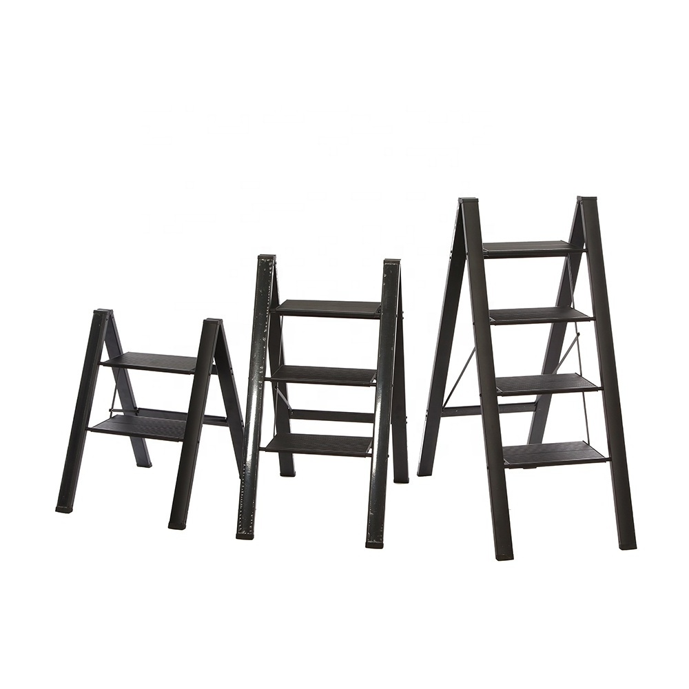 Compact household foldable step ladder