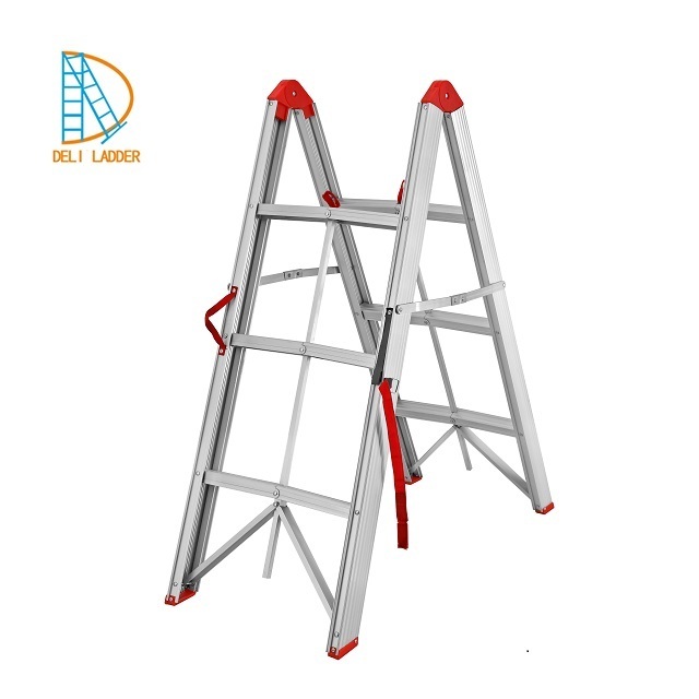 Aluminium Lightweight Collapsible Folding Step Ladder