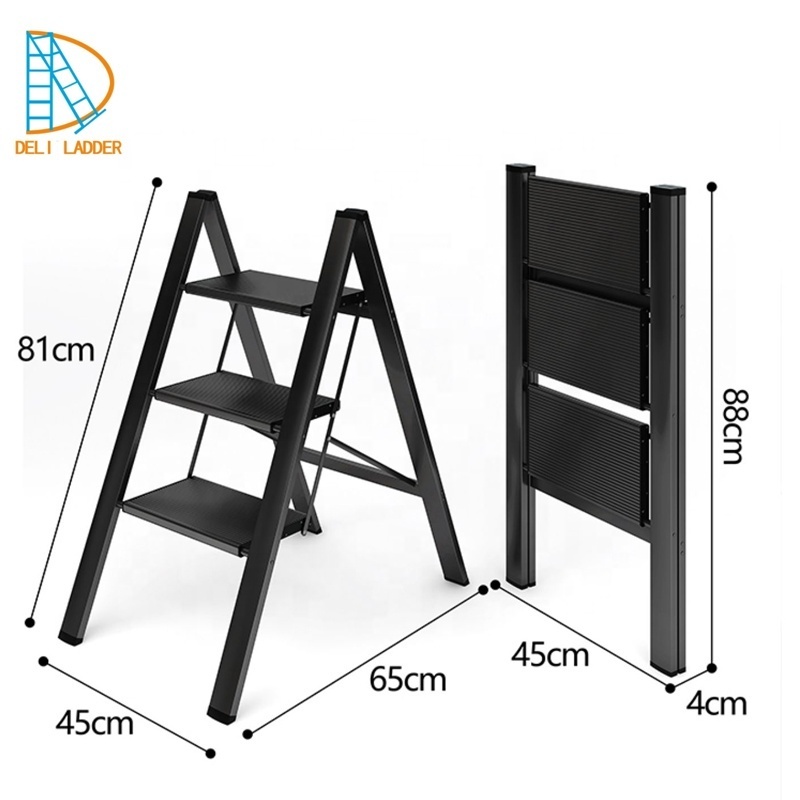 Lightweight foldable 2 step RV other ladder stool foldable design