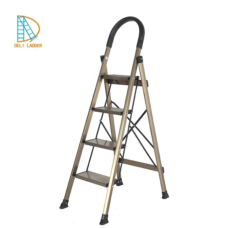 Deliladder New Design 3 Step D Type Safety Household Aluminium Folding Ladder en131