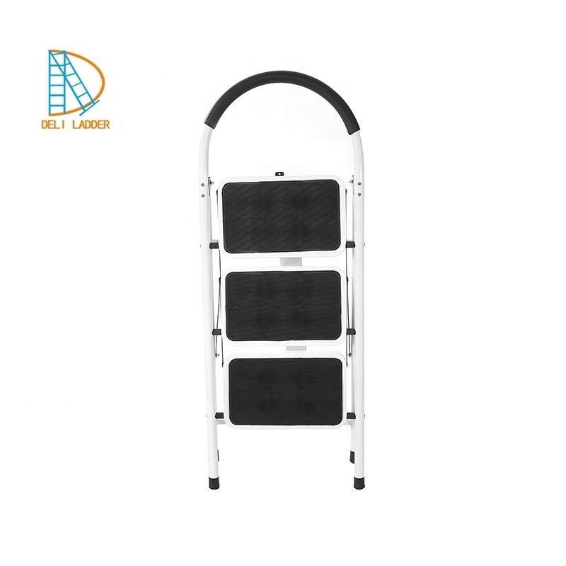 OEM 3 Steps Foldable Steel Step Household Ladder