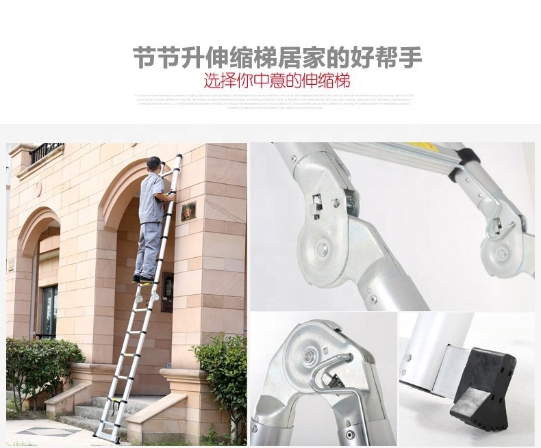 SOFT CLOSING Aluminum Multipurpose Telescopic Ladder Escalera telescopic multiusos de aluminio