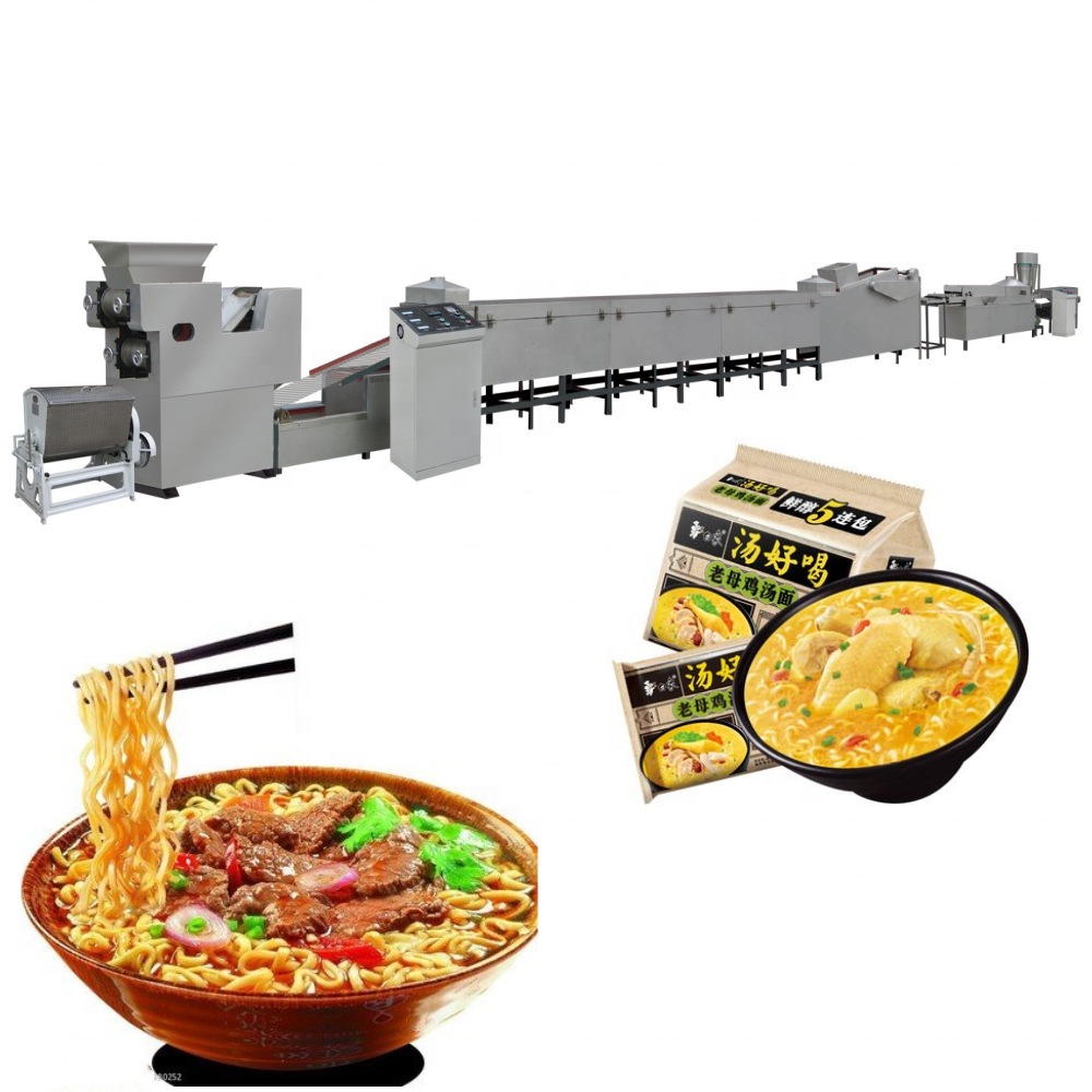 Automatic 30000pcs per 8hrs pasta noodles production line Instant Noodle Production Line / Ramen Making Equipment