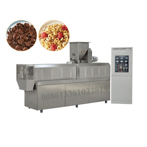 Factory supply nutritional instant breakfast cereal snack food extrusion making machine process equipment