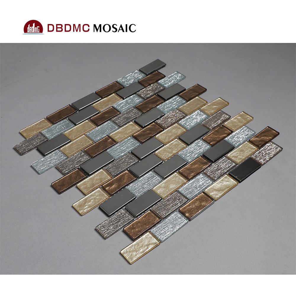 Wholesale Peel And Stick Wall Tile Metal Mosaic For Kitchen Backsplash