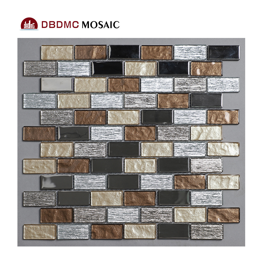 Wholesale Peel And Stick Wall Tile Metal Mosaic For Kitchen Backsplash