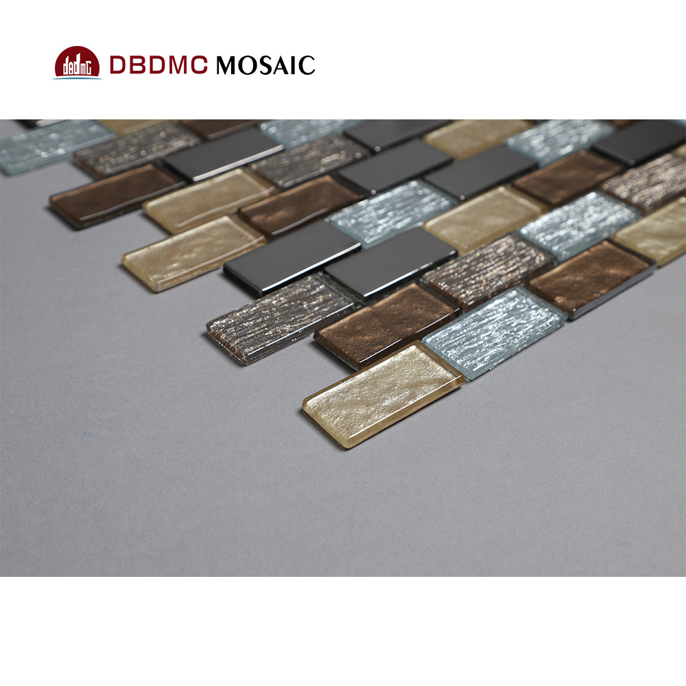 Wholesale Peel And Stick Wall Tile Metal Mosaic For Kitchen Backsplash